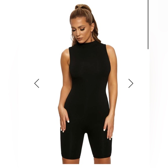 Naked Wardrobe Sleeveless Romper - Picture 1 of 3